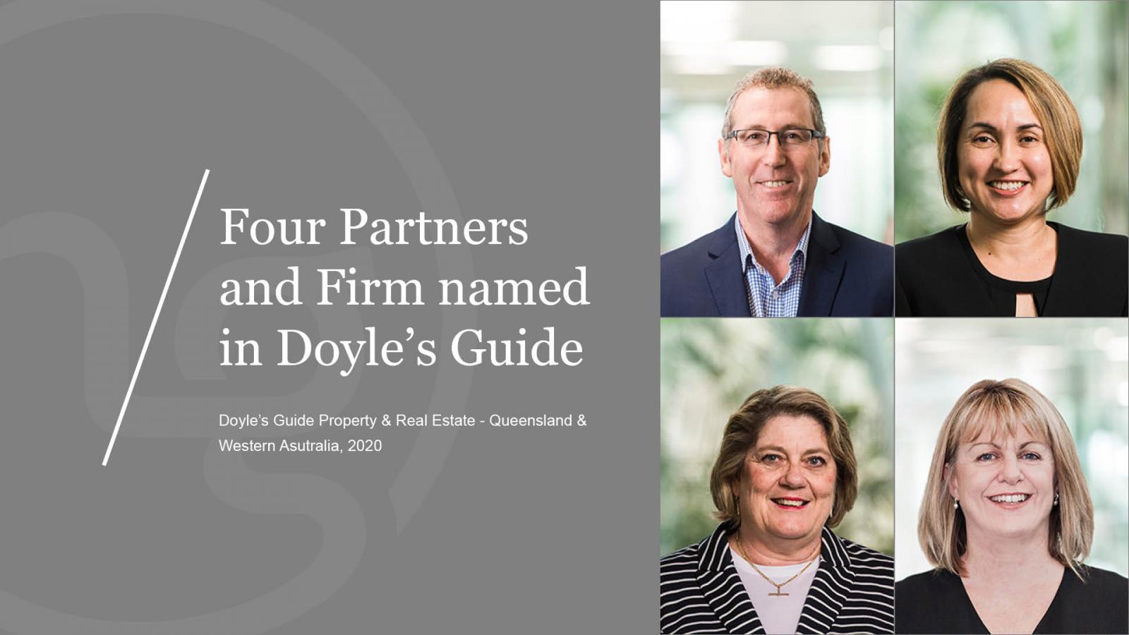 Commercial Property Partners named in Doyle's Guide 2020 HopgoodGanim